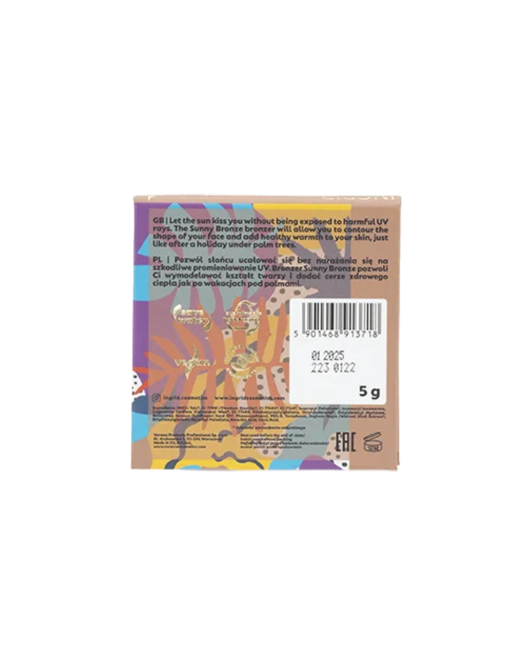 Ingrid Cosmetics Natural Essence Sunny Bronze Bronzer