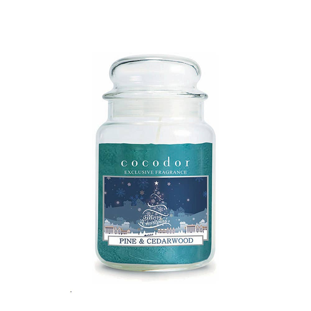Cocodor Candela Profumata Grande Pino e legno di cedro