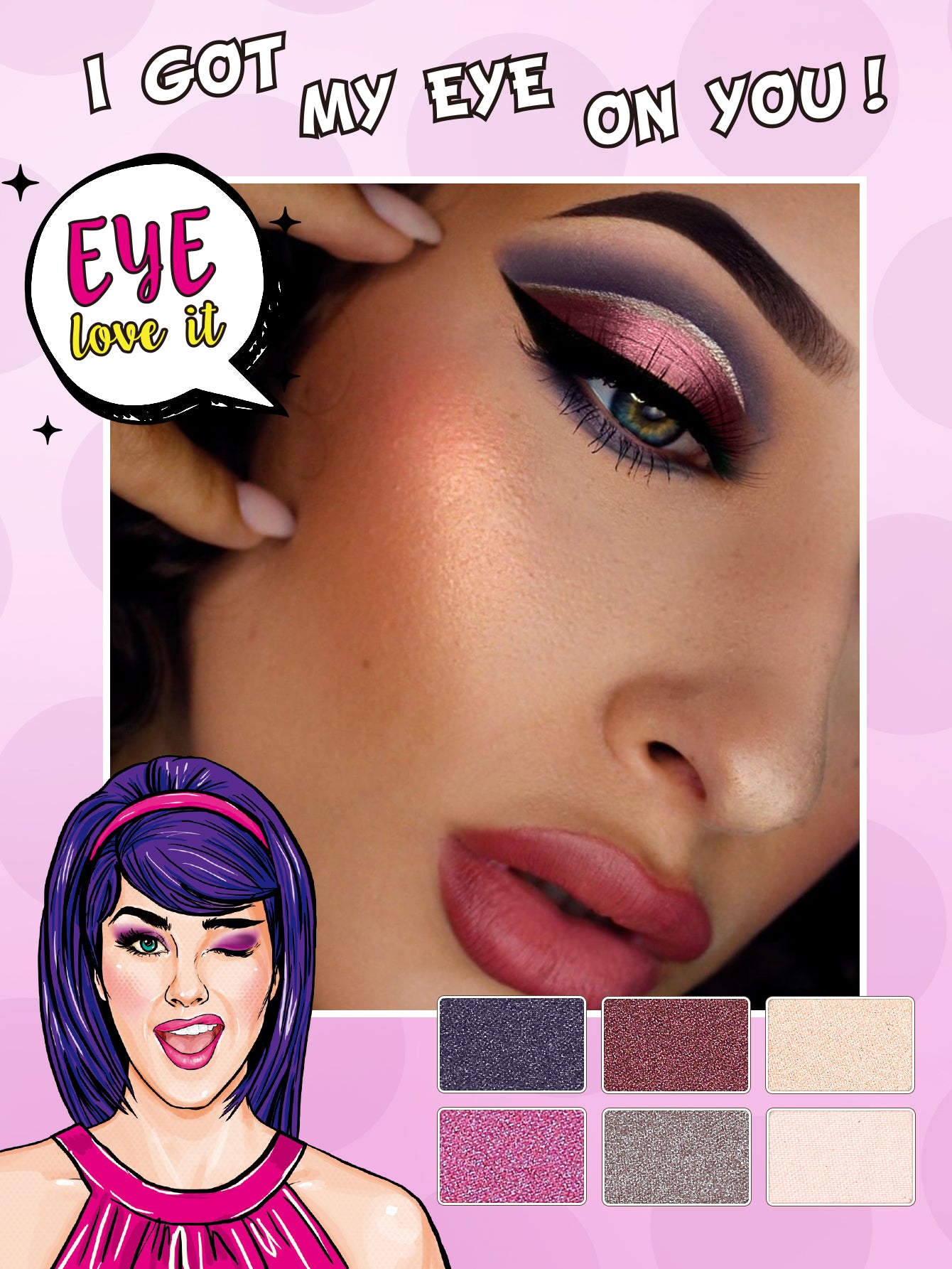 MIsslyn EYE Love It 6colors Eyeshadow Palette