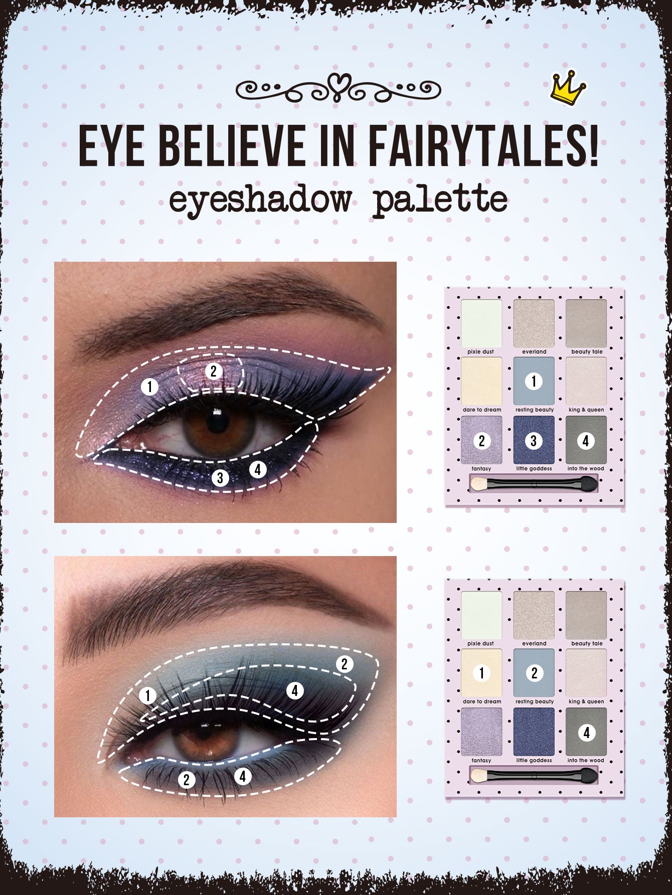 Misslyn Eye Belive In Fairytales 9 colors eyeshadow palette