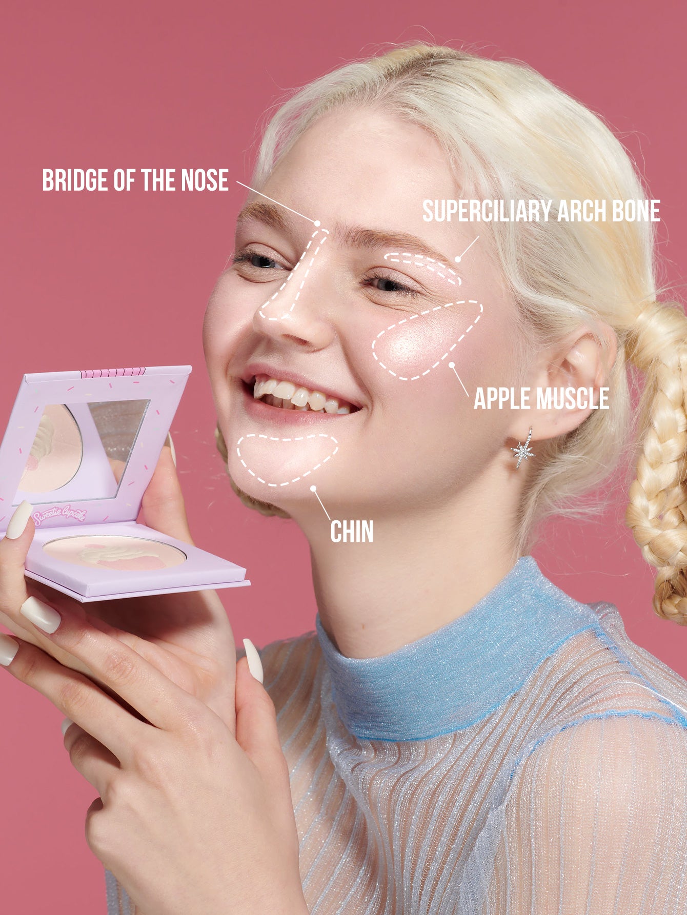 Misslyn Sweetie Cupcake Trio Highlighter