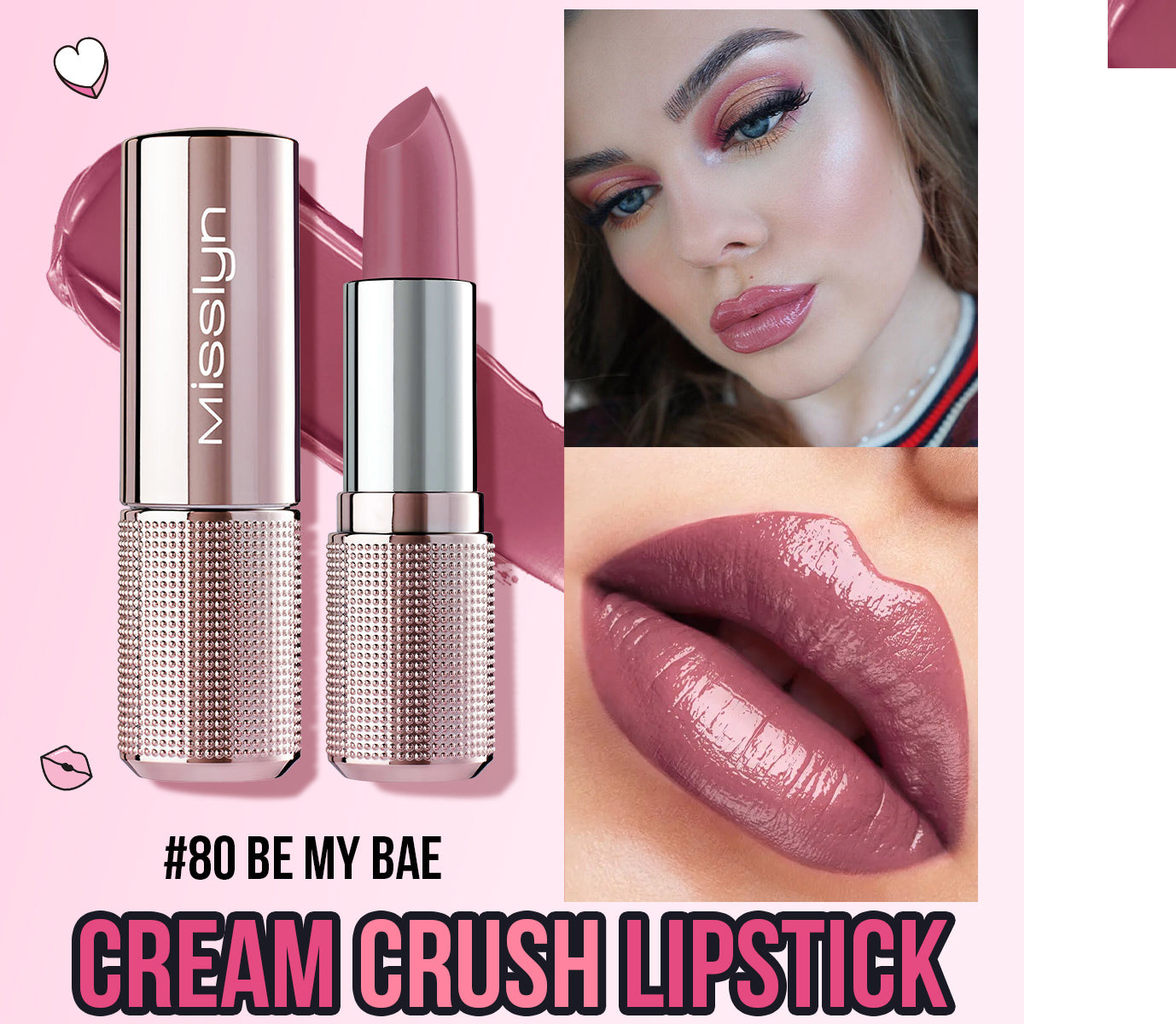 Misslyn Cream Crush Lipstick