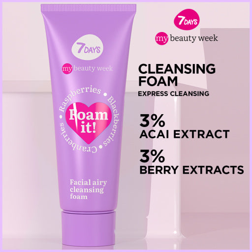 7Days Schiuma detergente ariosa per il viso FOAM IT!