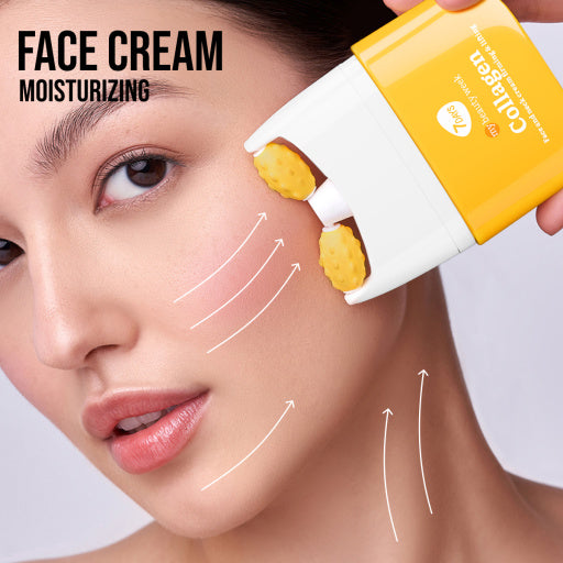 7Days Crema viso collo e décolleté rassodante e liftante COLLAGENE & Massaggiatore 3D 80 ml