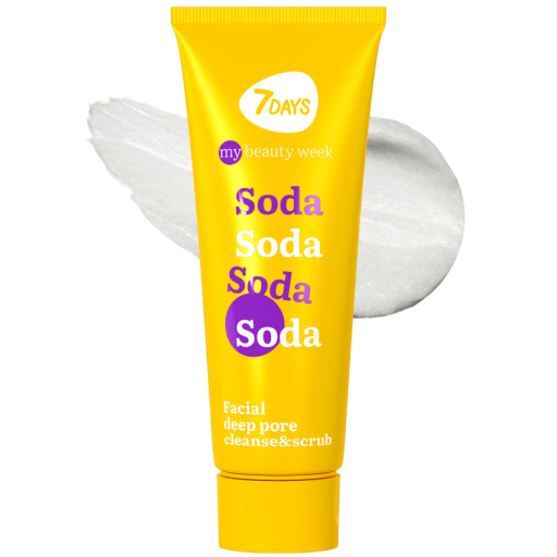 7Days Pulizia profonda dei pori del viso e scrub SODA