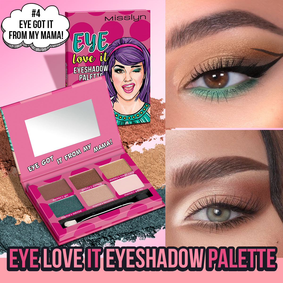 MIsslyn EYE Love It 6colors Eyeshadow Palette
