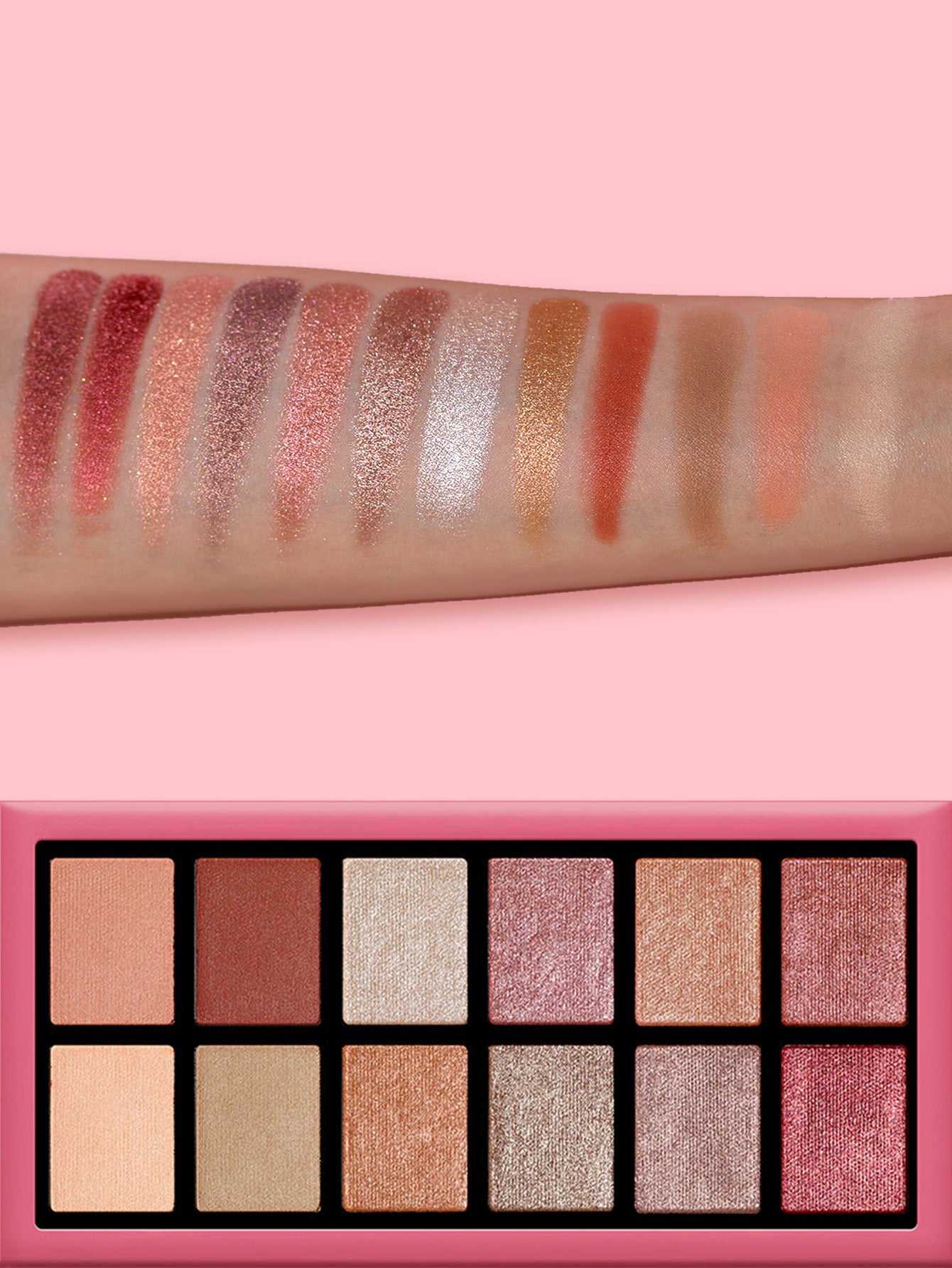 Misslyn Desert Night Metallic Eyeshadow Palette Flaming Eyes