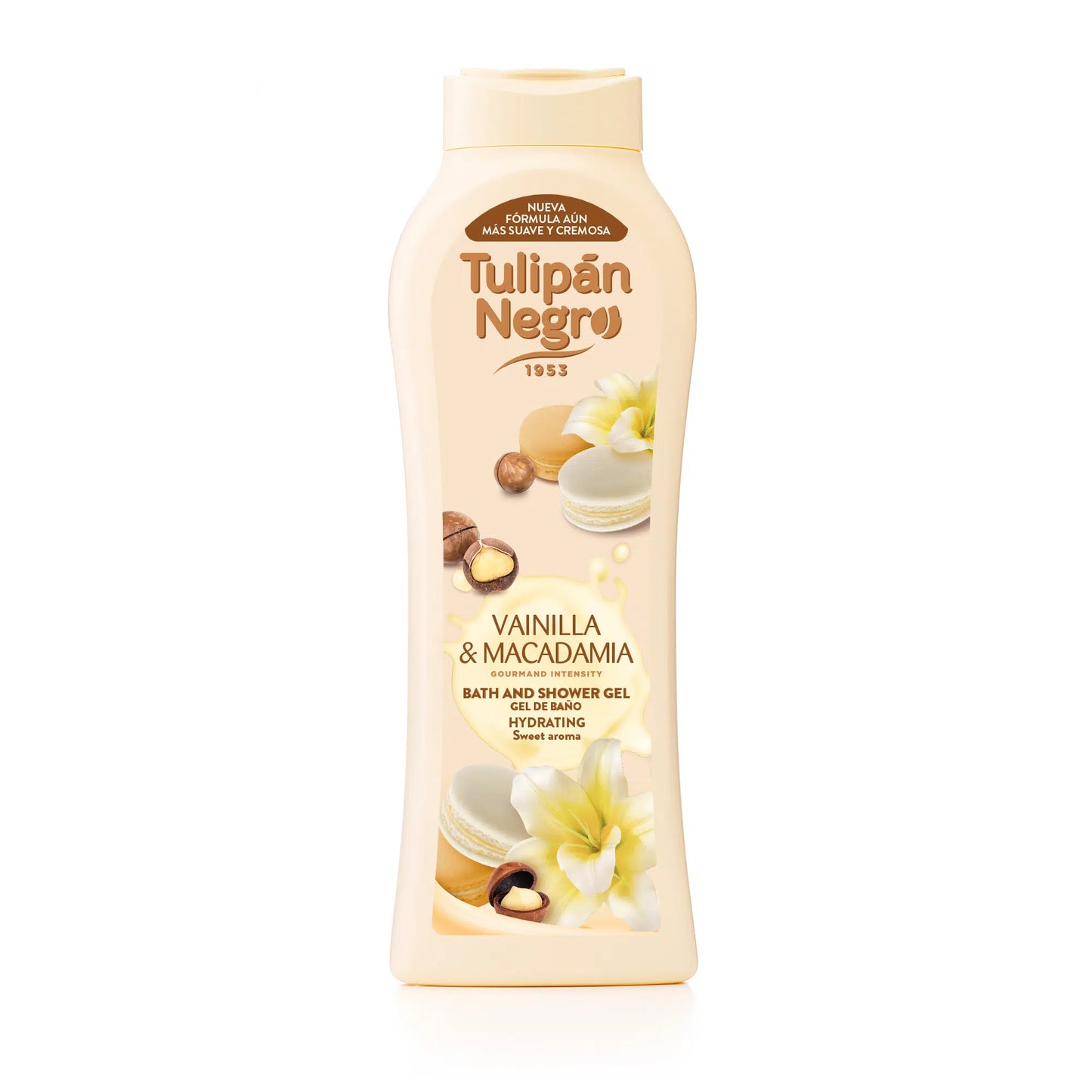 Tulipan Negro Gel da bagno alla vaniglia e noci di macadamia 650ml