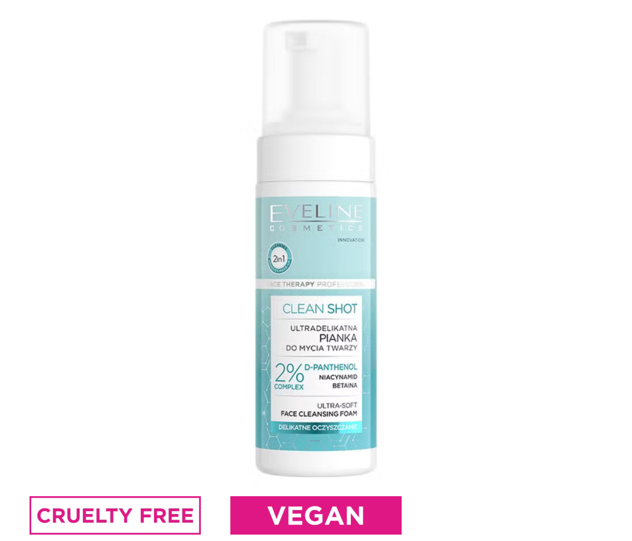 Eveline Cosmetics ultra-soft face cleansing foam 150ml