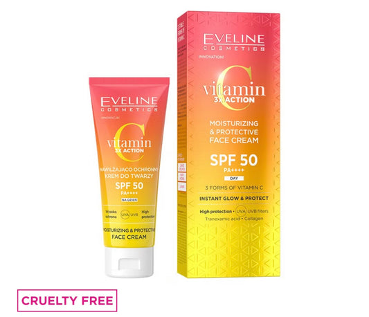 Eveline Cosmetics Vitamin C3X action SPF 50 crema viso 30ml