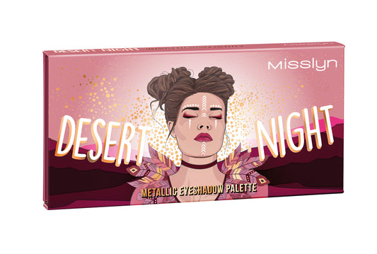 Misslyn Desert Night Metallic Eyeshadow Palette Flaming Eyes