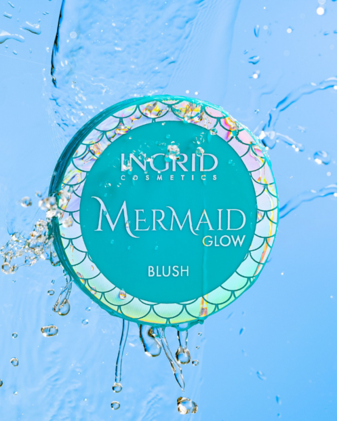 Ingrid Cosmetics Mermaid Glow Lip&Cheek Balm-Blush Flamingo Pink