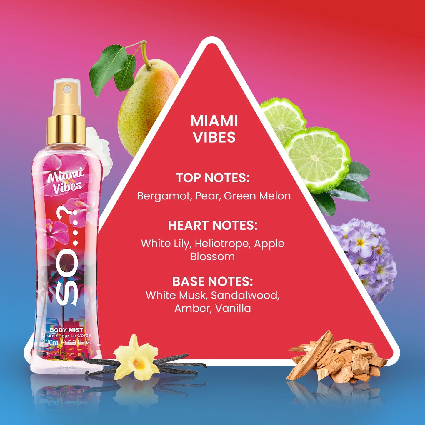 SO…? Miami Vibes Body Mist 200ml