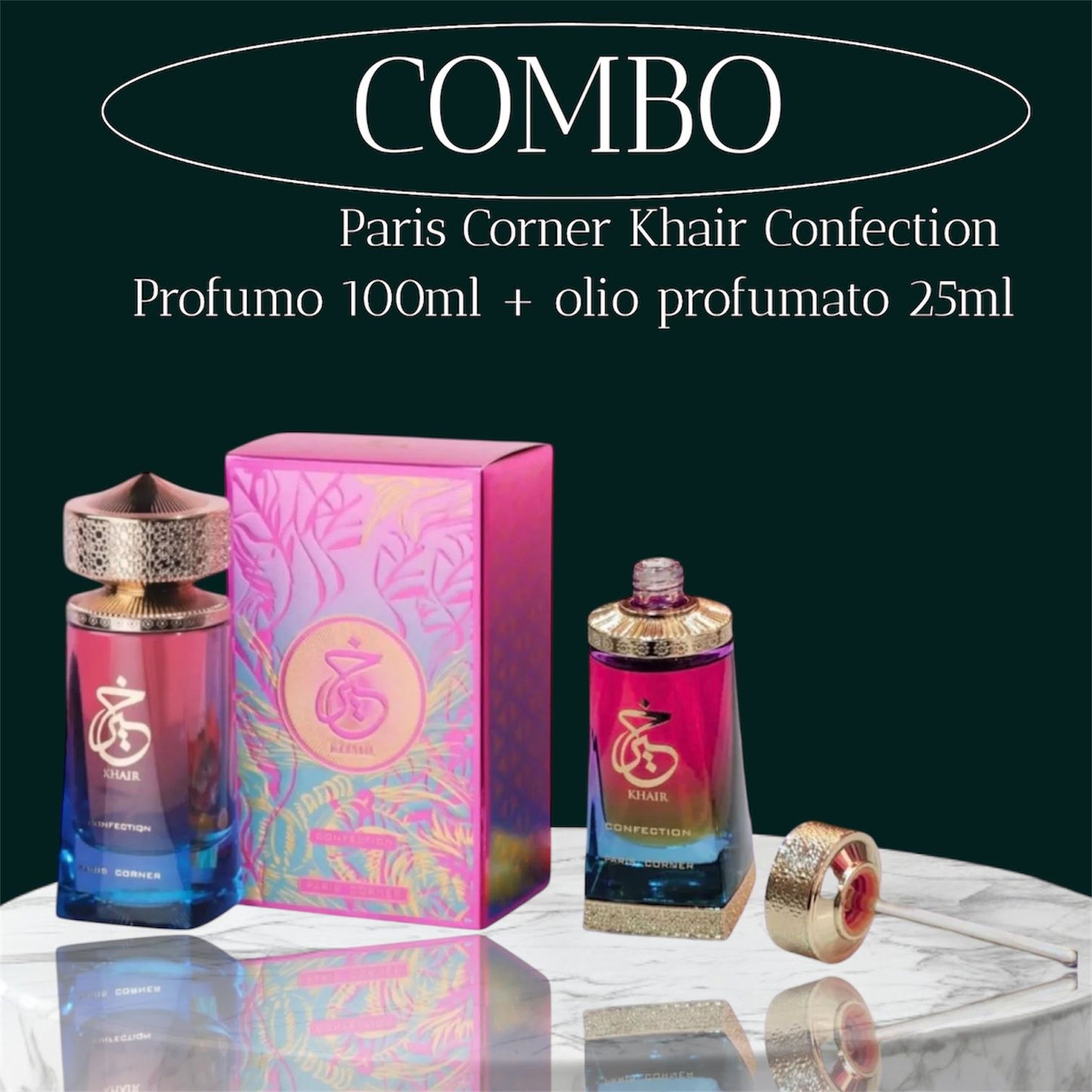 Combo Khair Confection edp 100ml + Concentrated Oil 25ml