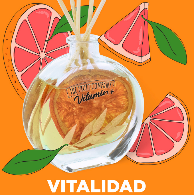 The Fruit Company Profumatore d'ambiente Pompelmo Rosa Vitamin+