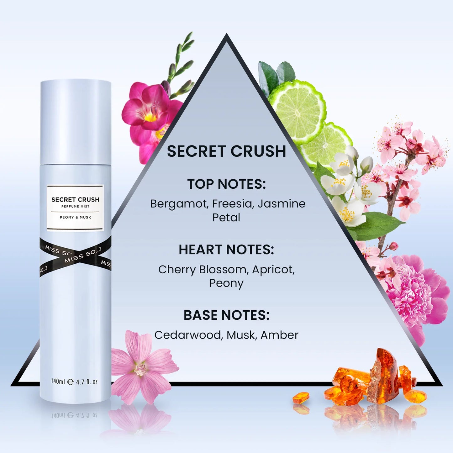 Miss SO…? Secret Crush Perfume Mist 140ml