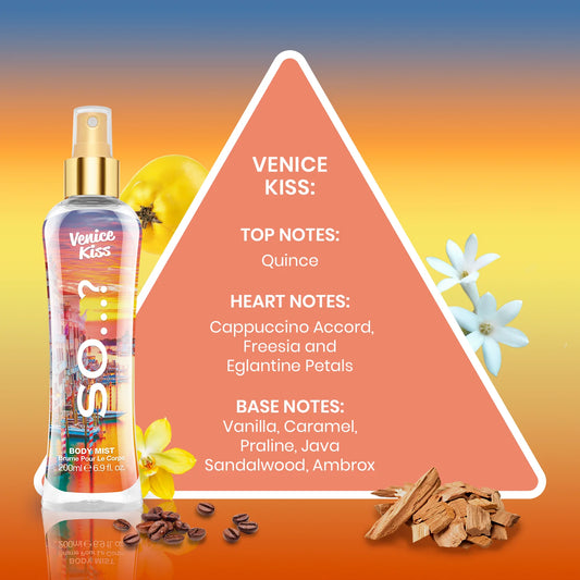 SO…? Venice Kiss Body Mist 200ml