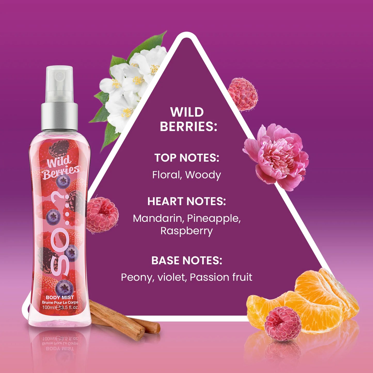 SO…? Wild Berries Body Mist 100ml
