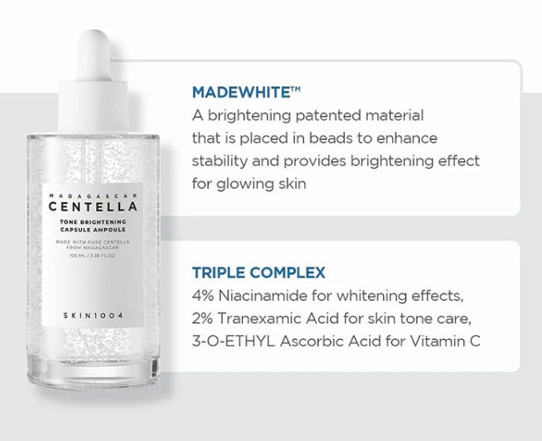 Skin1004 Madagascar Centella Tone Brightening Capsule Ampoule