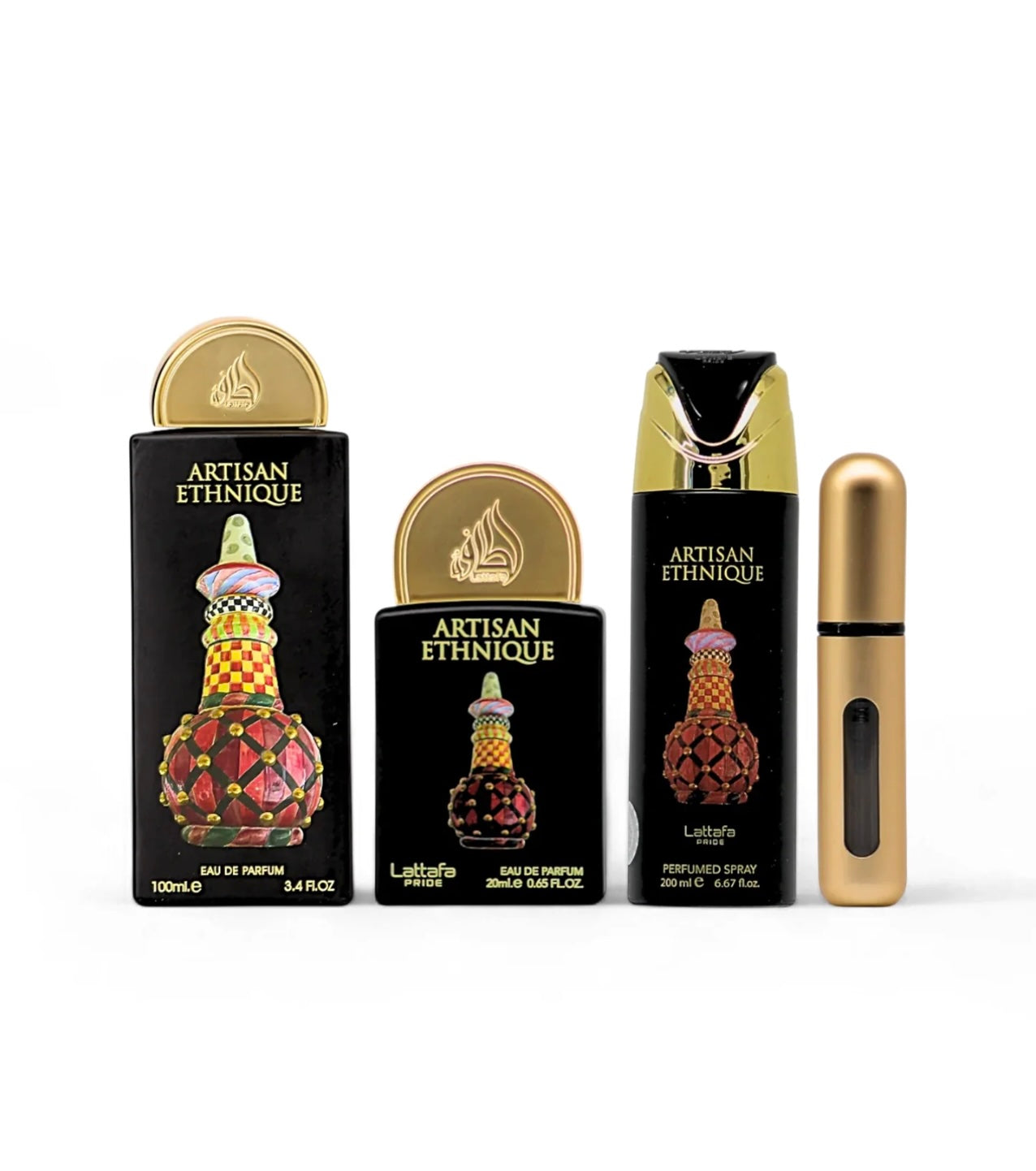 Lattafa Pride Artisan Ethnique edp 100ml + edp 20ml + deo spray 200ml