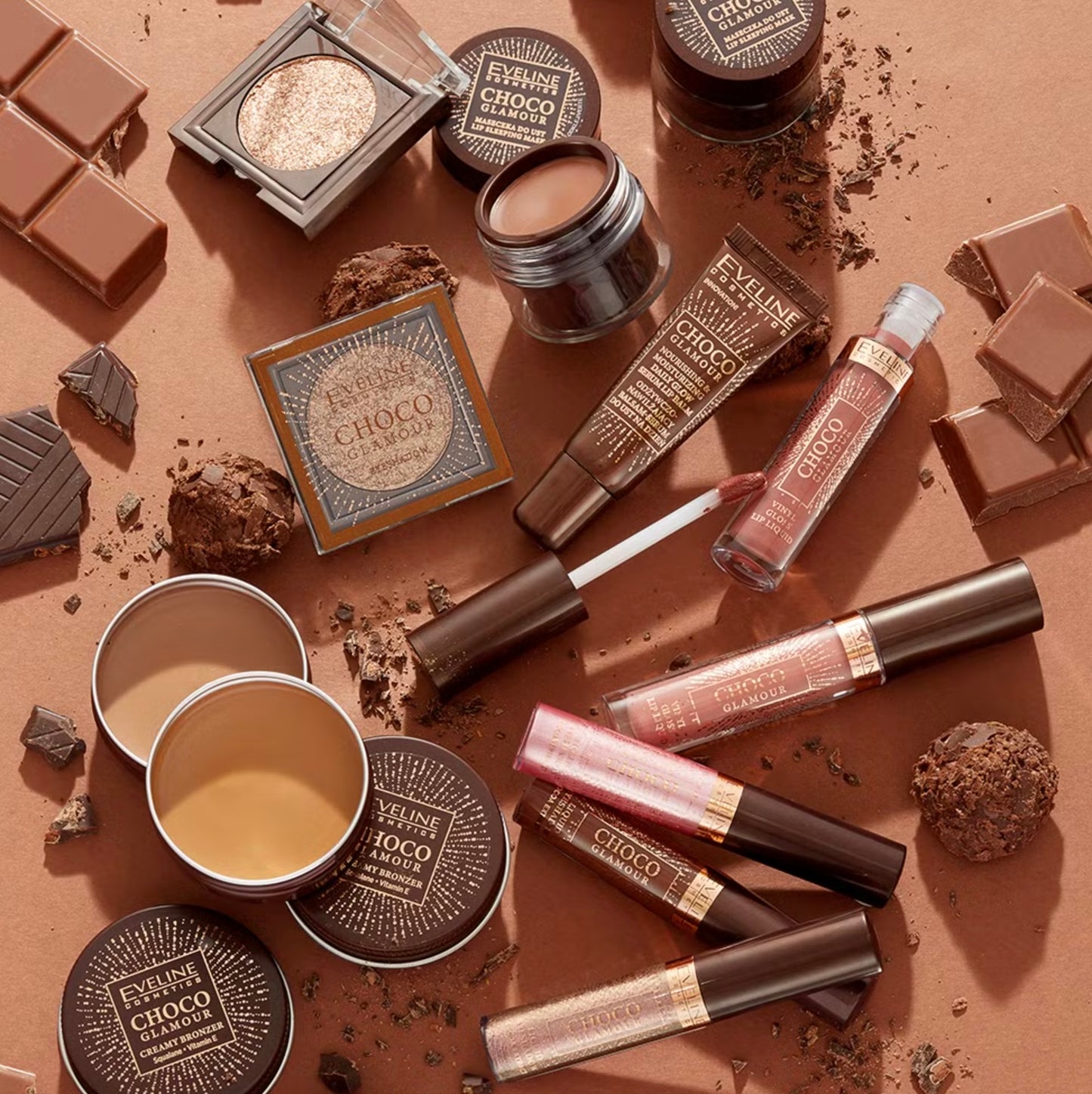 Eveline Cosmetics Choco Glamour Liquid eye shadows