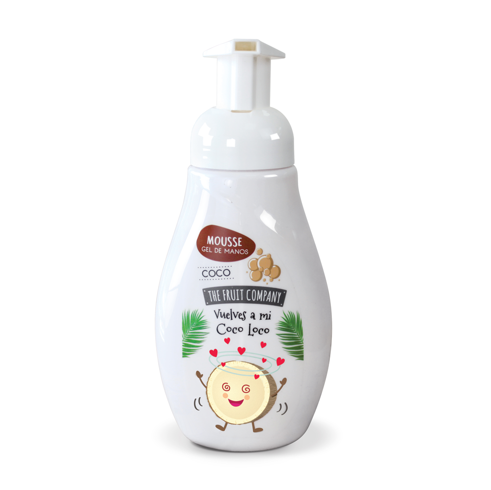 The Fruit Company Mousse gel sapone per le mani al cocco 250ml