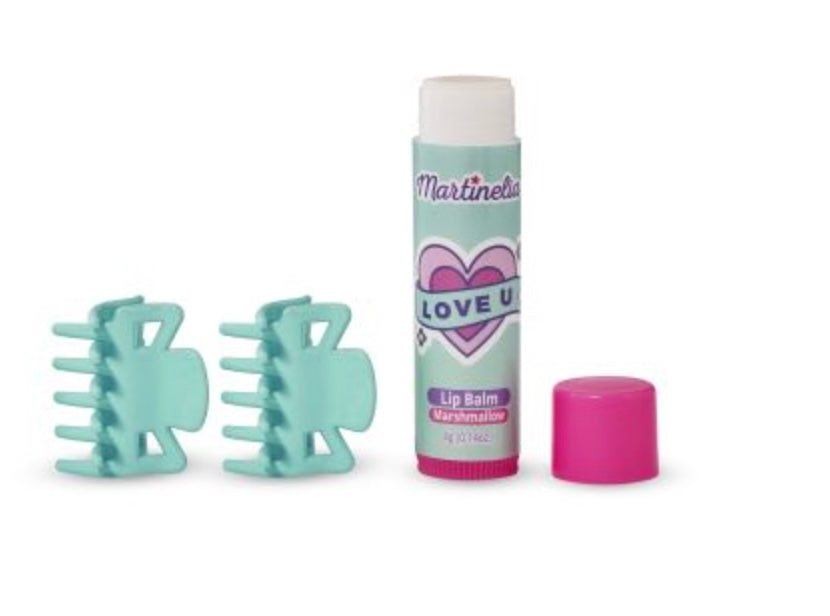 Martinelia Crush balsamo labbra e forcine capelli