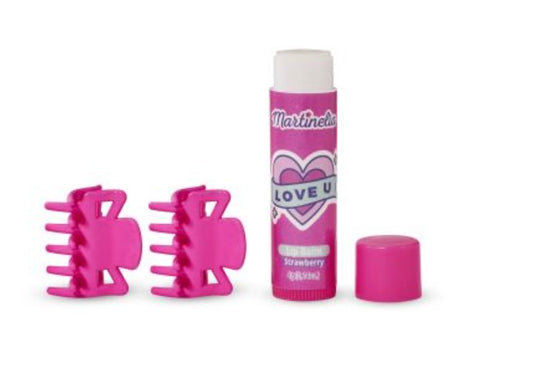 Martinelia Crush balsamo labbra e forcine capelli
