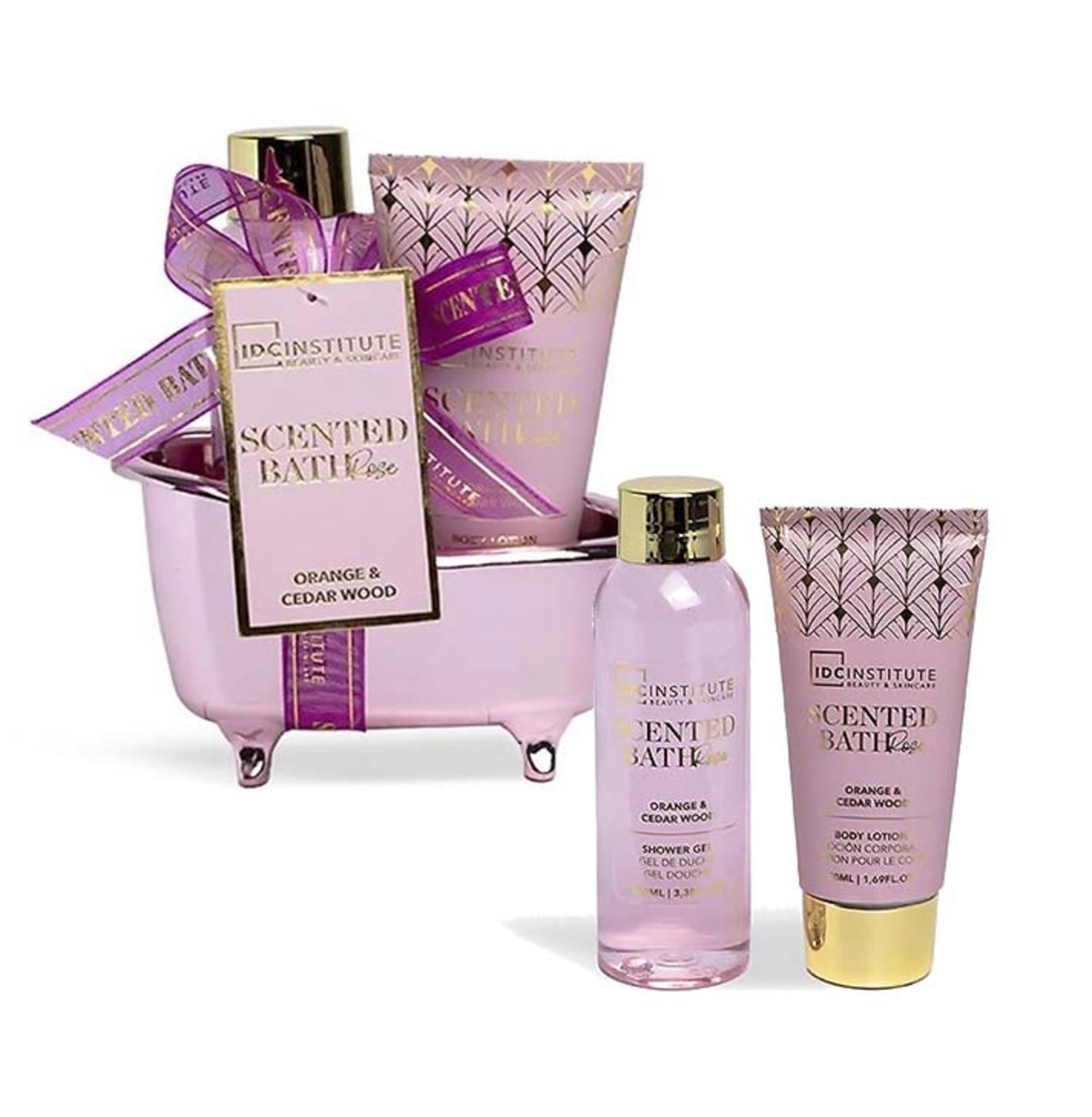 IDC Institute Scented Bath Rose Mini Bathtub