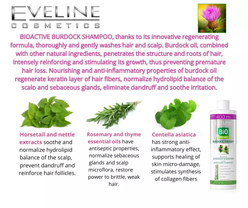 Eveline Cosmetics Bio Organic Shampoo 400ml