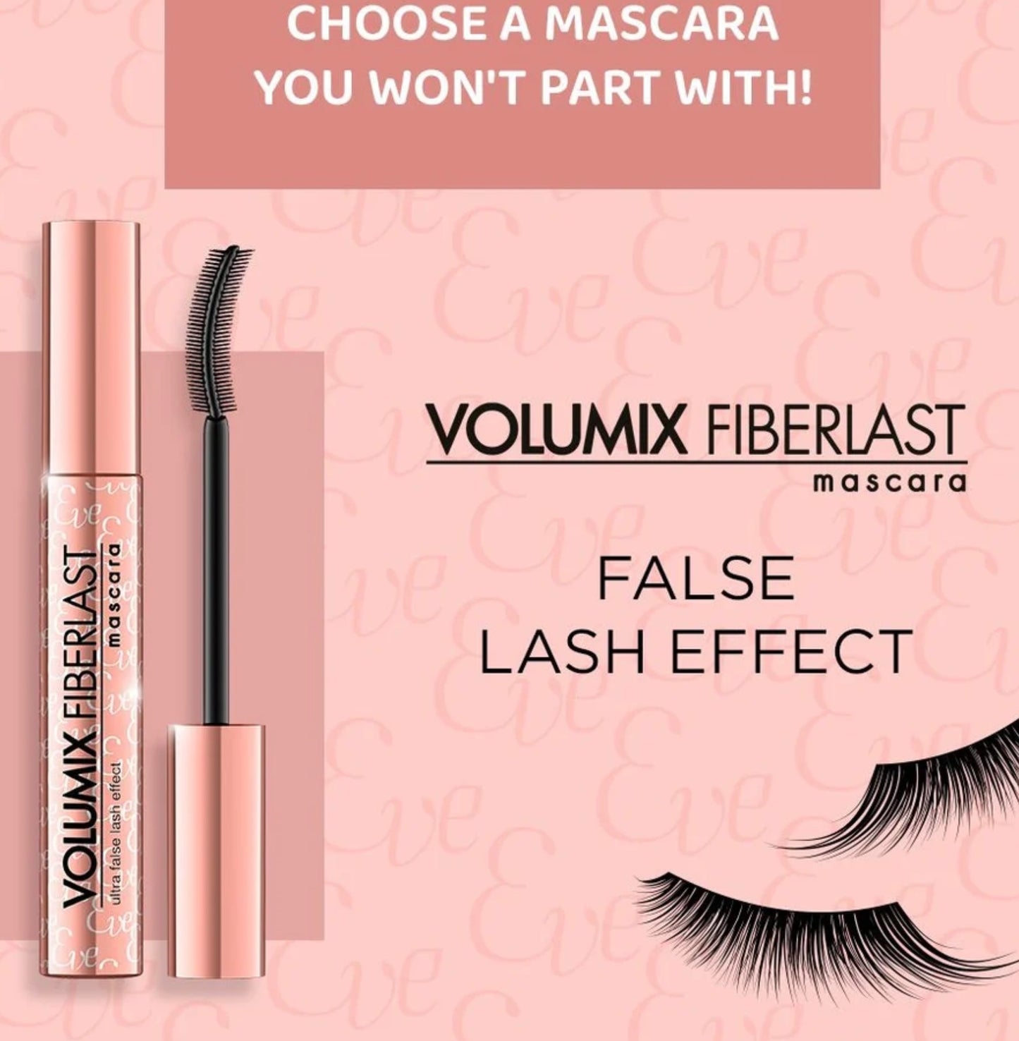 Eveline Cosmetics Volumix Fiberlast Ultra false lash effect mascara