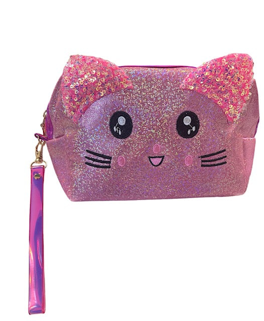 Borsetta porta trucchi gatto