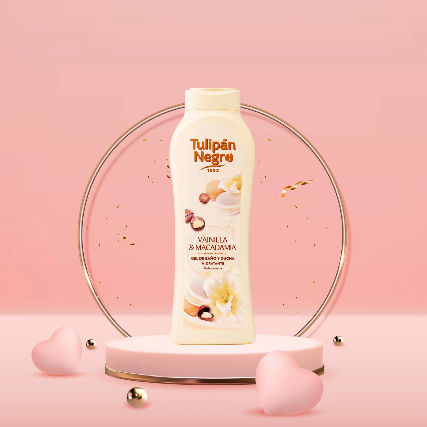 Tulipan Negro Gel da bagno alla vaniglia e noci di macadamia 650ml