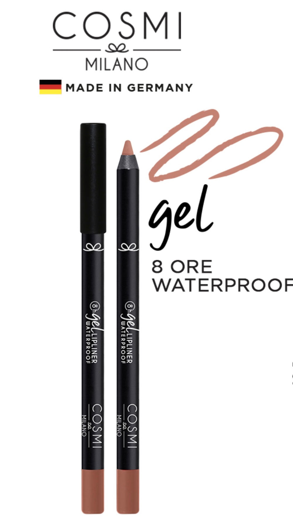 Cosmi Milano matita labbra gel waterproof 8h