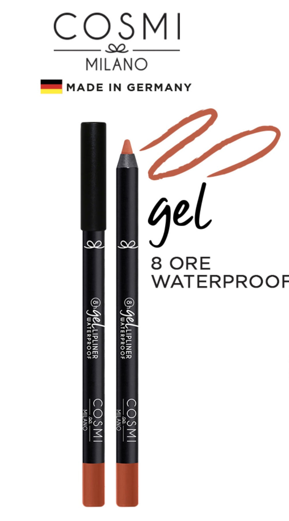 Cosmi Milano matita labbra gel waterproof 8h