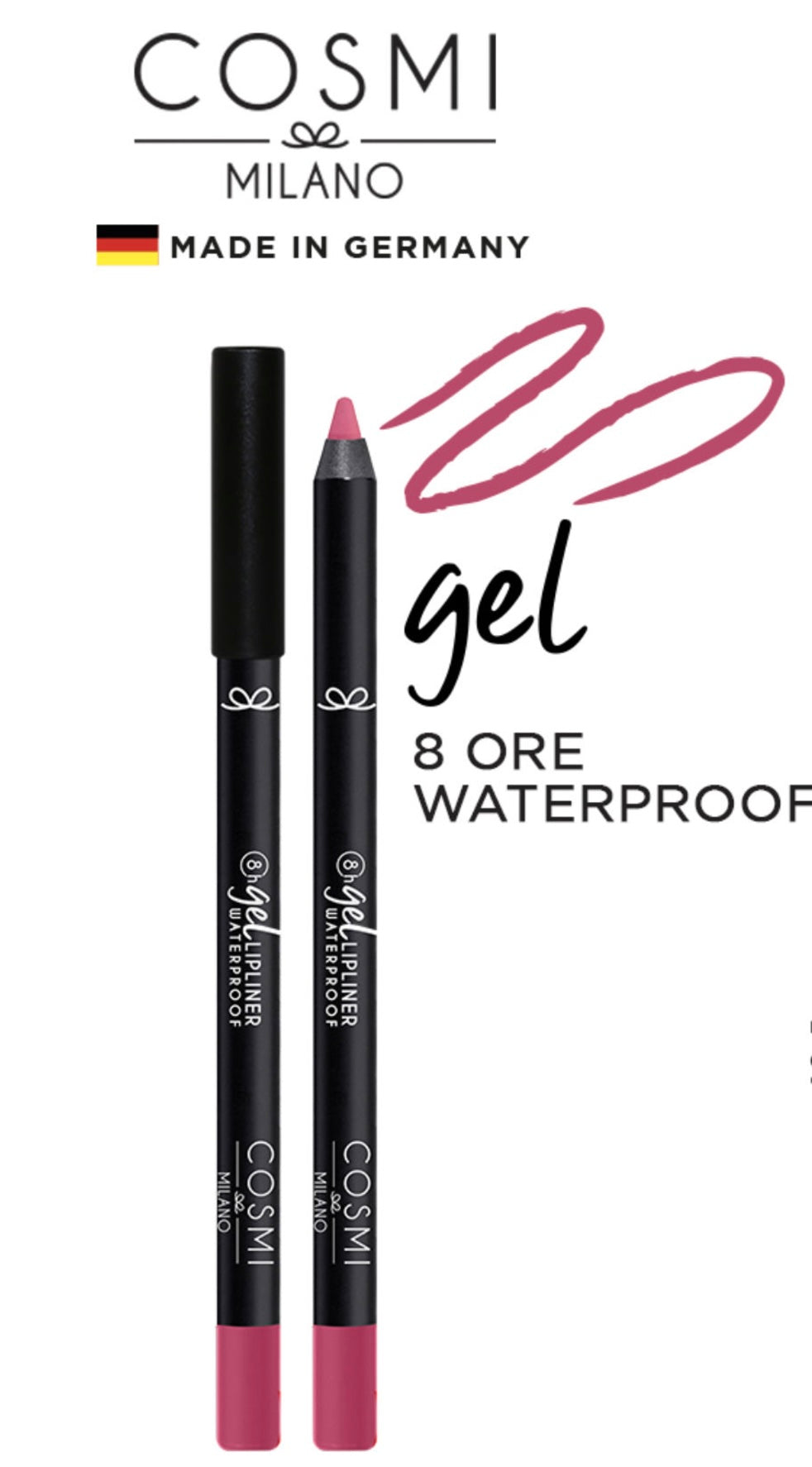 Cosmi Milano matita labbra gel waterproof 8h