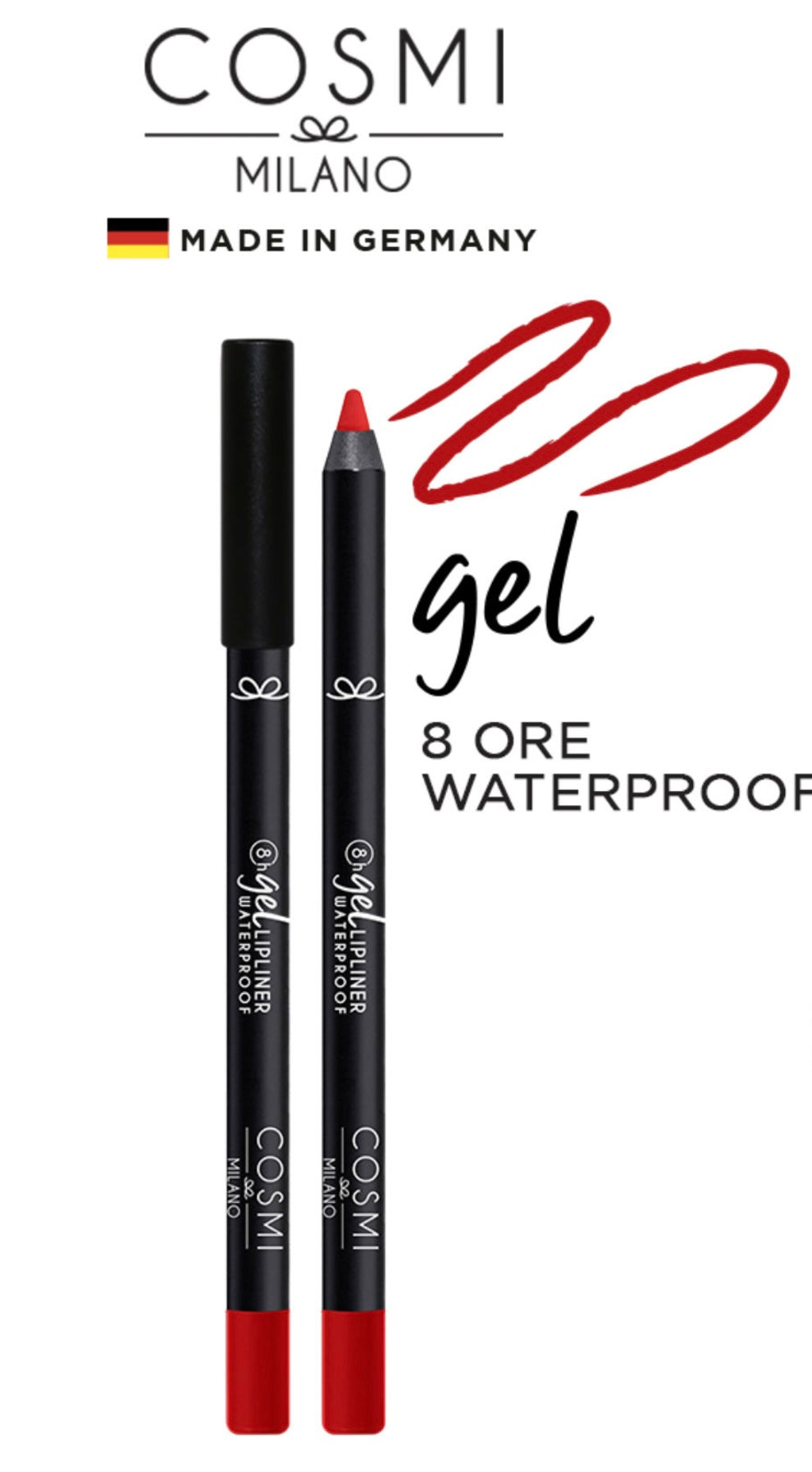 Cosmi Milano matita labbra gel waterproof 8h