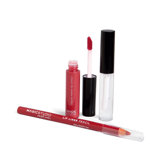 Magic Studio Shaky matte & glossy lip colour kit