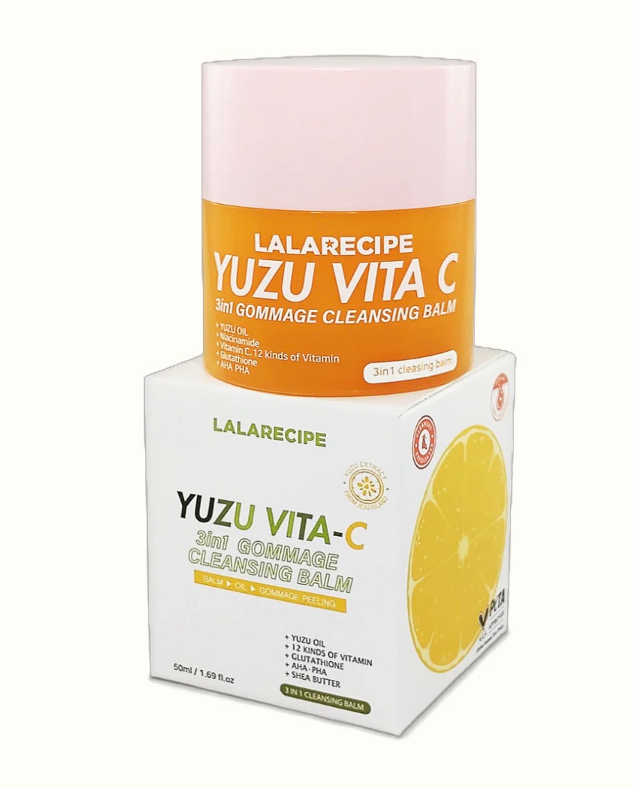 LALARECIPE Yuzu Vita-C Gommage Cleansing Balm 50ml