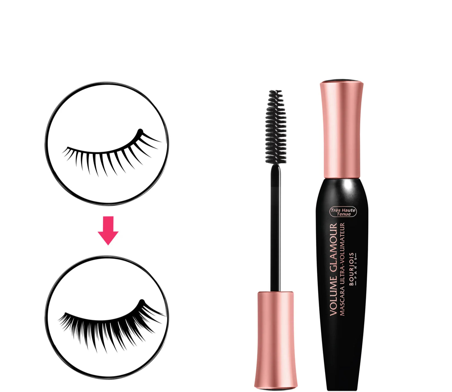 Máscara de Pestañas Bourjois Volume Glamour