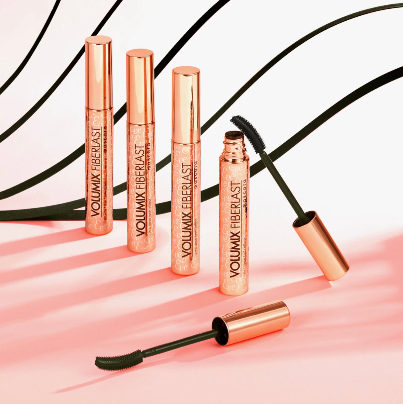 Eveline Cosmetics Volumix Fiberlast Ultra false lash effect mascara