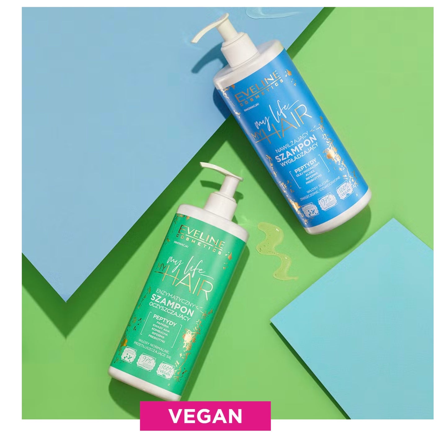 Eveline Cosmetics My Life My Hair deep cleansing peptide shampoo 500ml