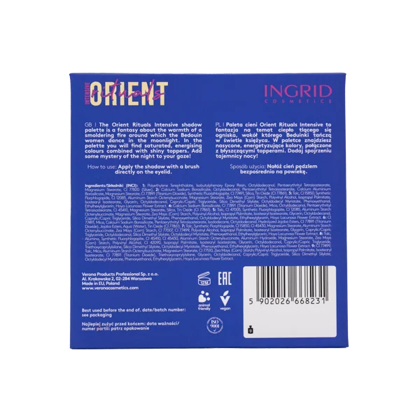 Ingrid Cosmetics orient Rituals Intensive