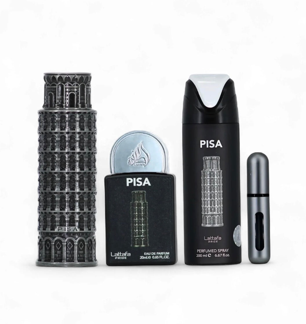 Lattafa Pride Pisa edp 100ml + edp 20ml + deo spray 200ml
