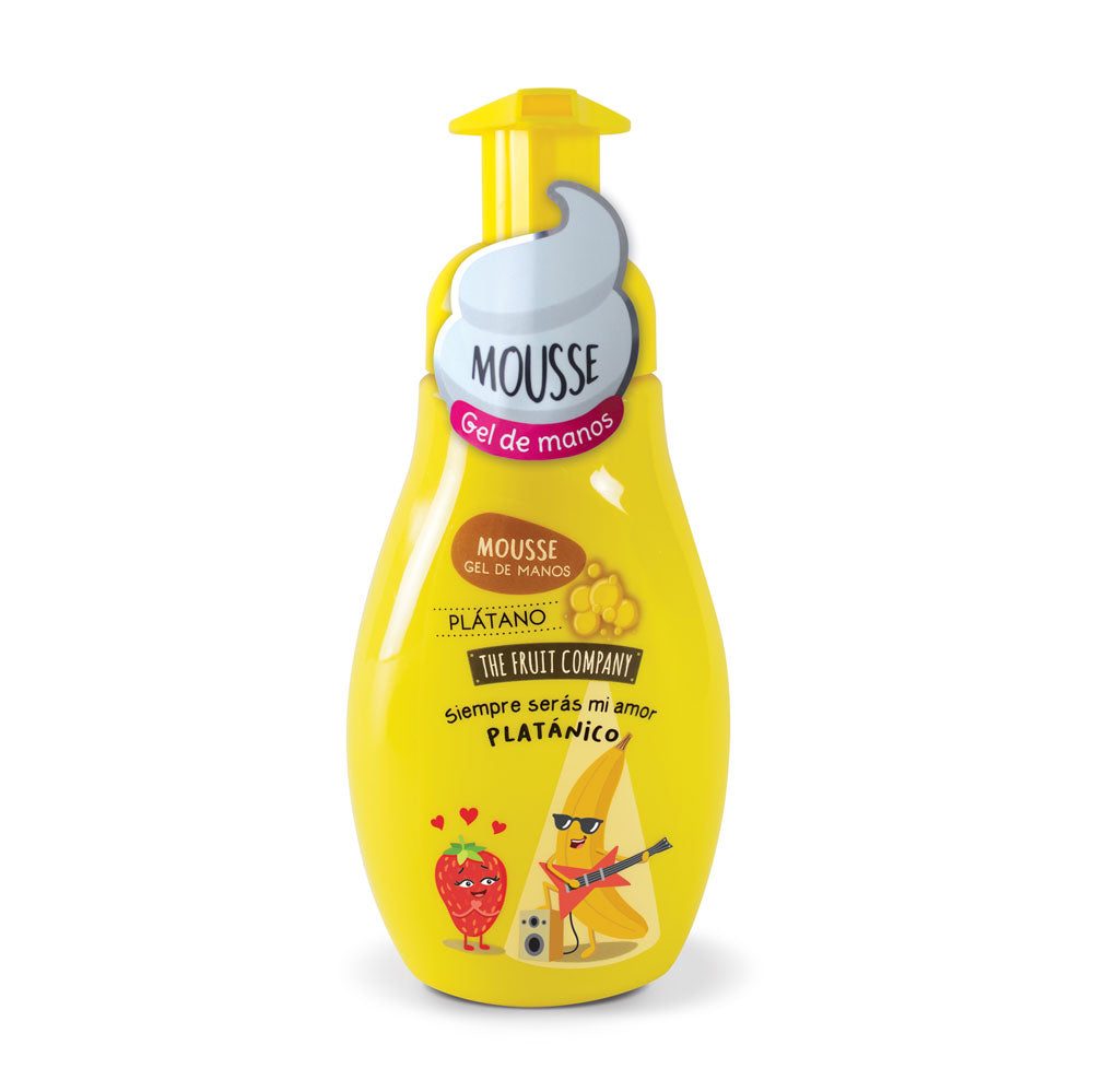 The Fruit Company Mousse gel sapone per le mani alla banana 250ml