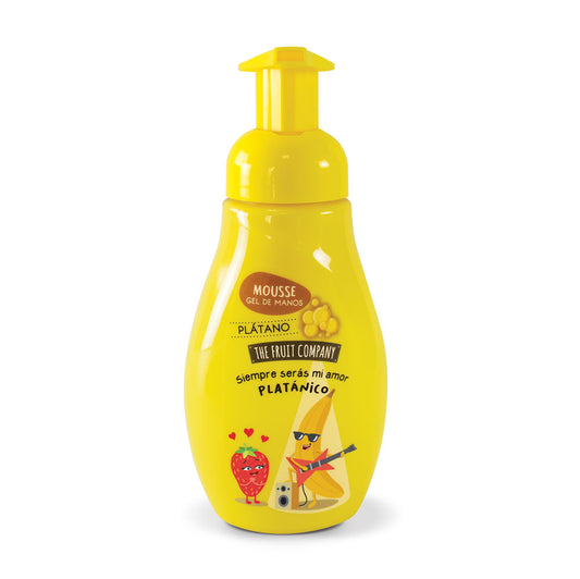 The Fruit Company Mousse gel sapone per le mani alla banana 250ml