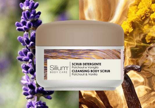 Silium scrub corpo detergente - patchouli & vaniglia