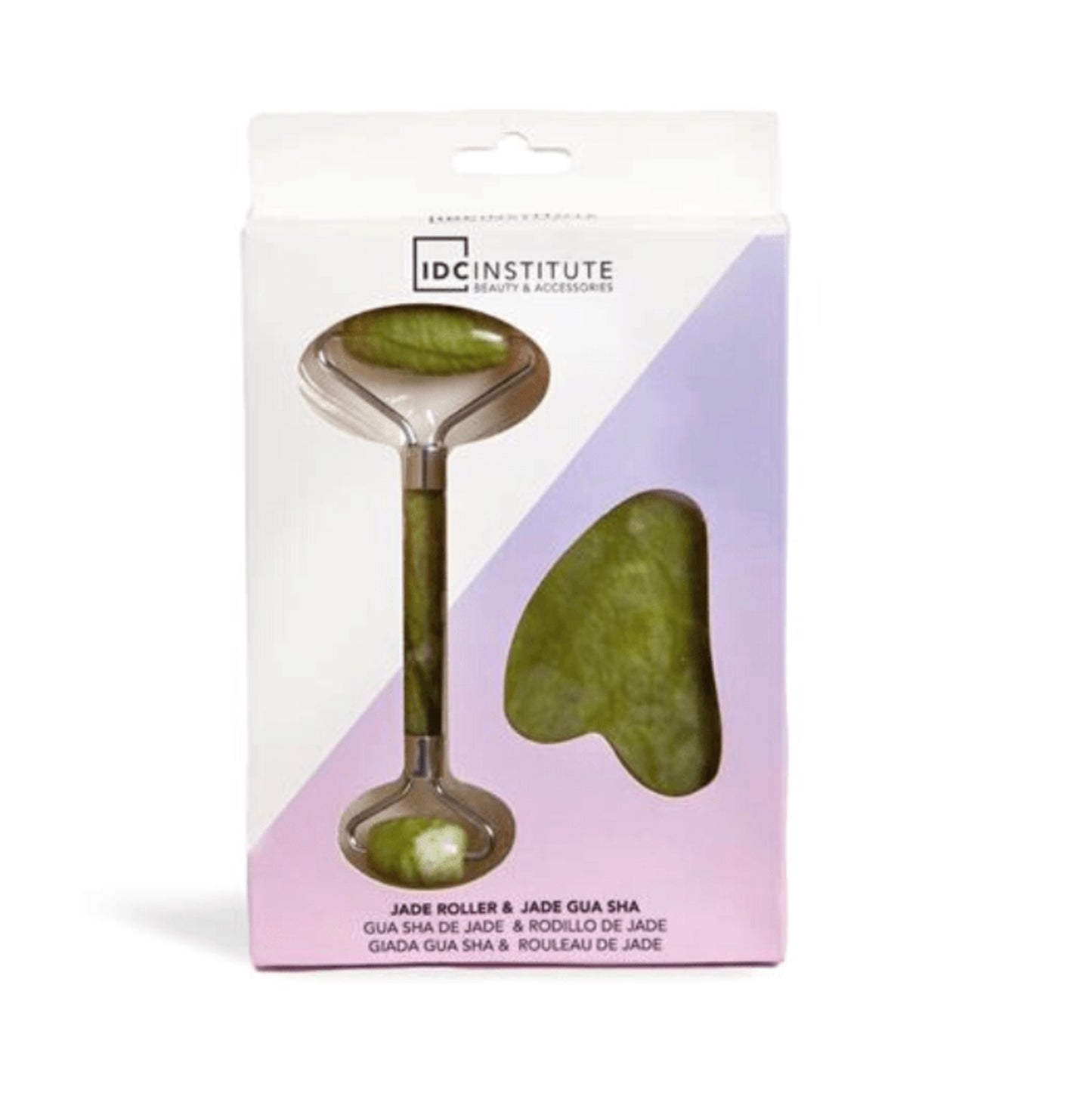 IDC Institute Jade Facial Set Roller e Gua Sha