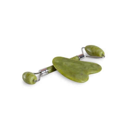 IDC Institute Jade Facial Set Roller e Gua Sha