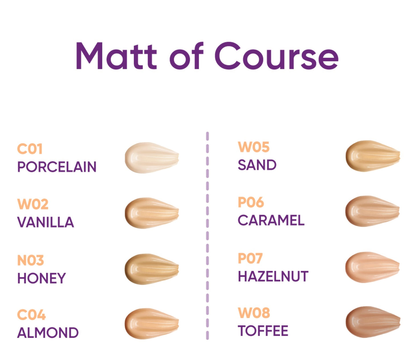 Nejha Matt of Course Fondotinta Matt 18ml